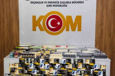 Samsun’da kaçak tütün mamülleri operasyonu