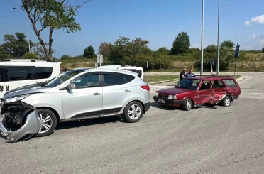 Samsun’da kavşakta kaza: 1 yaralı 