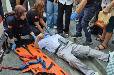 Samsun’da motosiklet yayaya çarptı: 1 yaralı 