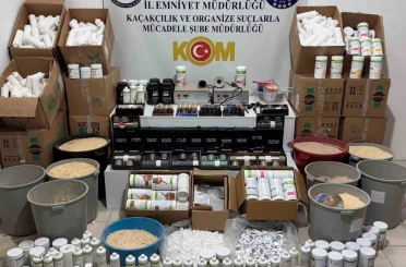 Samsun’da sahte zayıflama ve protein tozu imalatına operasyon 