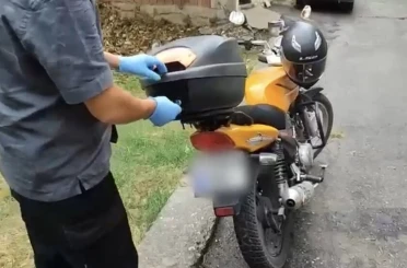 Samsun’da şüpheli motosikletten uyuşturucu çıktı 