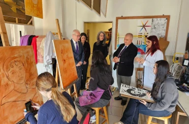 Sanatın kalbi Güzel Sanatlar Lisesi’nde attı 