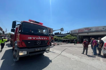 Sanayi Sitesinde Yangın Paniği