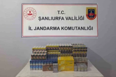 Şanlıurfa’da gümrük kaçağı 2 bin 370 paket sigara ele geçirildi 