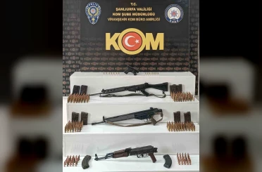 Şanlıurfa’da ruhsatsız uzun namlulu silahlar ele geçirildi 