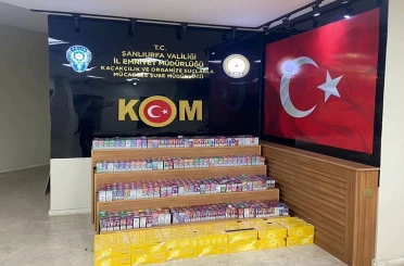 Şanlıurfa’da sigara kaçakçılığı operasyonu: 1 tutuklama 