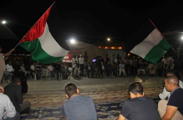 Şanlıurfa’da Sumud Filosu’na destek nöbeti 