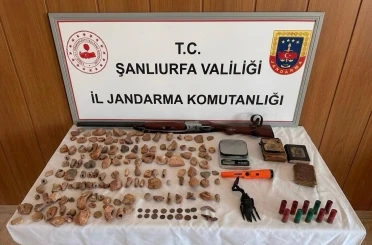 Şanlıurfa’da tarihi eser kaçakçılığı: 1 gözaltı 