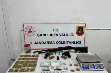 Şanlıurfa’da uyuşturucu operasyonunda 2 gözaltı 