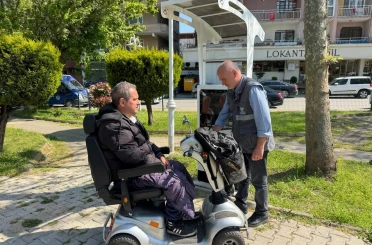 Sapanca’da engelli araç şarj istasyonu kuruldu 