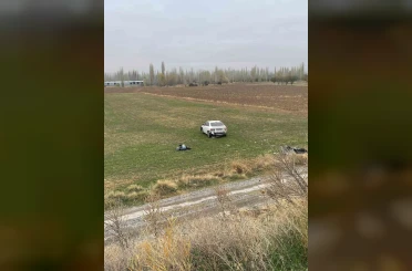 Şarampole giren otomobil sürücüsü yaralandı 