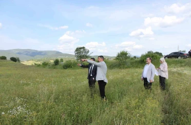 Saraydüzü’nde kurulacak çeltik kurutma tesisi için çalışmalar başladı 