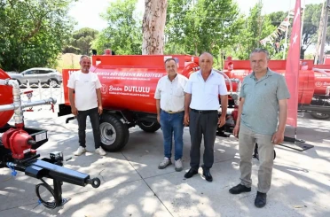 Sarıgöl’de üç mahalleye yangın tankeri desteği 