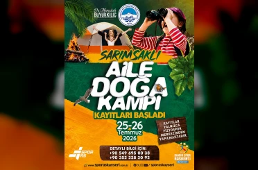 Sarımsaklı Aile Doğa Kampı başladı 
