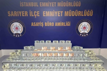 Sarıyer’de bir AVM’de 1 milyon TL’lik sahte dolar bozdurmaya çalışan şahıs yakalandı 