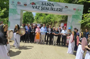 Sason’da ilk defa düzenlenen yaz şenliği yoğun ilgi gördü 