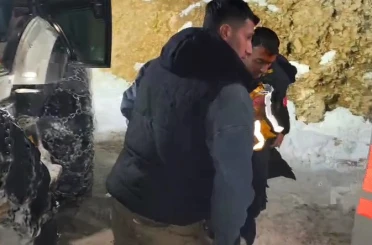 Sason’da kar nedeni ile mahsur kalan hasta kurtarıldı 