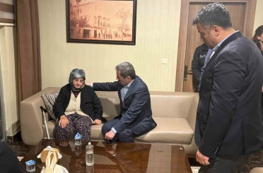 Şehit annesini Çorlu’ya vali ve başkan uğurladı 