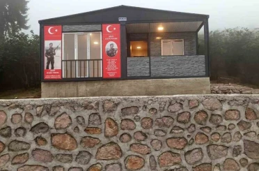 Şehit babasının ev hayali gerçek oldu 