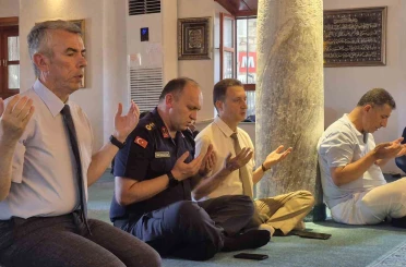 Şehit Ercan Yangöz için Kuran okundu 