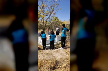 Şehit öğretmenler kabirleri başında anıldı 