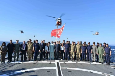 Şehit Teğmen Caner Gönyeli Tatbikatı deniz safhasının ardından sona erdi 