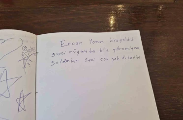 Şehitlik anı defterindeki duygusal yazılar 