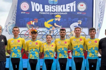 Selçuk Üniversitesi, yol bisikletinde Türkiye Şampiyonu oldu 