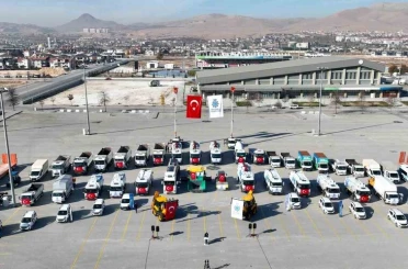 Selçuklu Belediyesi araç filosuna 71 araç daha ilave etti 