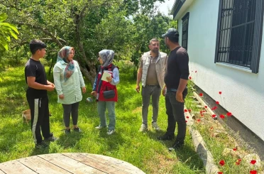 Selden etkilenen Gümüşler beldesine psikososyal destek 
