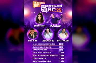Selfyfest’25, 2-23 Ekim tarihleri arasında 7 farklı şehirde düzenlenecek 