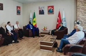 Senagal Cumhuriyeti Büyükelçisi’den SANKON’a ziyaret 