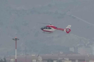 Serebrovasküler hastası şahıs ambulans helikopter ile Van’a getirildi 