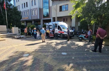 Sıcak havada fenalaşan şahıs, hastaneye kaldırıldı 