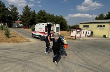 Siirt’te beyin kanaması geçiren kadın ambulans helikopterle hastaneye sevk edildi 