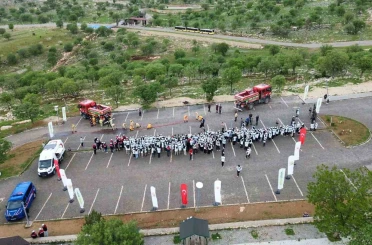 Siirt’te çevre temizliği ve yangın tatbikatı 