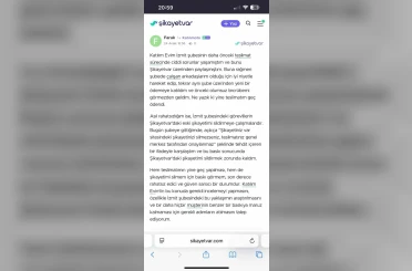 Şikayetini yazınca "Şikayetini silmezsen, paranı alamazsın" cevabını aldı 