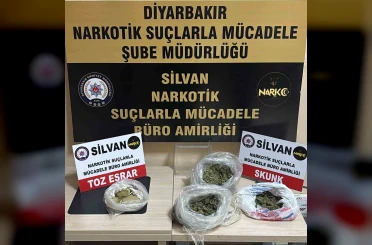 Silvan’da uyuşturucu tacirlerine şafak operasyonu: 1 tutuklama 