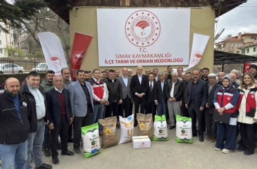 Simav’da çiftçilere yüzde 75 hibeli tohum desteği 