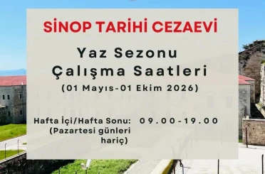 Sinop Tarihi Cezaevi’nde ziyaret saatlerine yeni düzenleme 