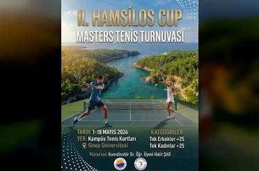 Sinop’ta 2. Hamsilos cup tenis turnuvası başlıyor 