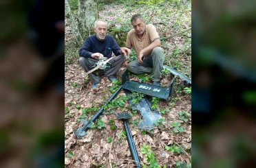 Sinop’ta ormanlık alanda İHA parçaları bulundu 