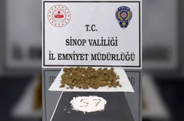 Sinop’ta skunk, kokain ve metamfetamin ele geçirildi 