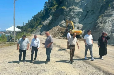 Sinop’ta yol ve Köy Yaşam Merkezi çalışmaları 