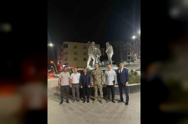Şırnak Emniyet Müdürü Sazak, gece denetimine çıktı 