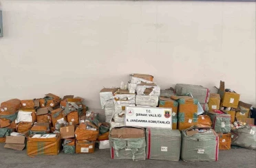 Şırnak’ta dev kaçakçılık operasyonu: 77 milyon liralık kaçak ürün ele geçirildi 
