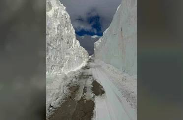 Şırnak’ta mayıs ayında karla mücadele çalışmaları sürüyor 