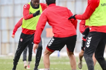 Sivasspor pas çalıştı 