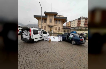 Sivas’ta 1 ton 9 kilogram tütün ele geçirildi 