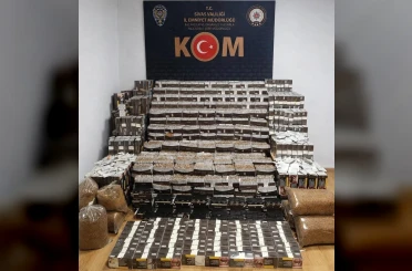 Sivas’ta on binlerce makaron ele geçirildi 